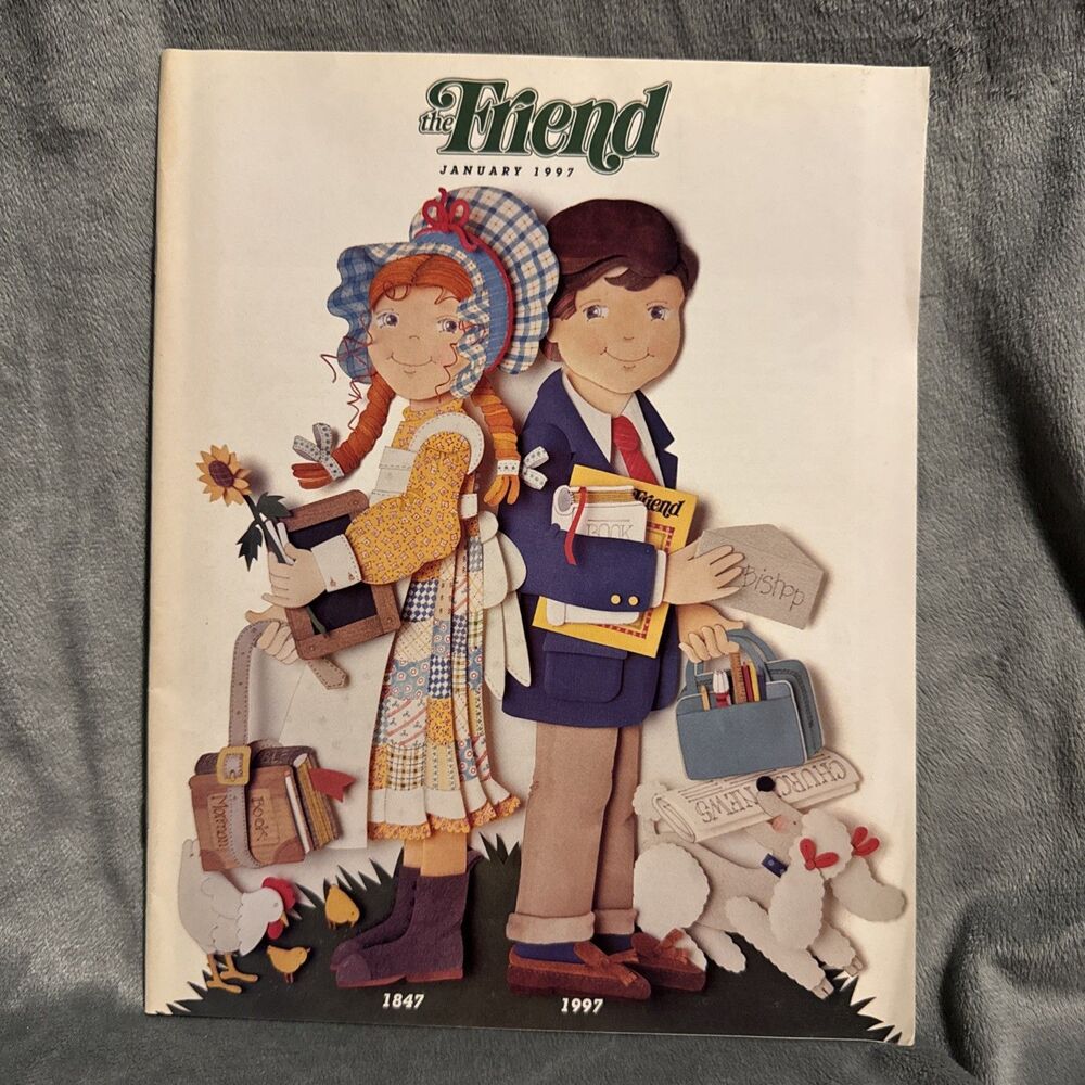 Vintage January 1997 Children's Magazine "The Friend"  LDS Mormon